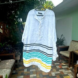 Ralph Lauren White Linen Shirt